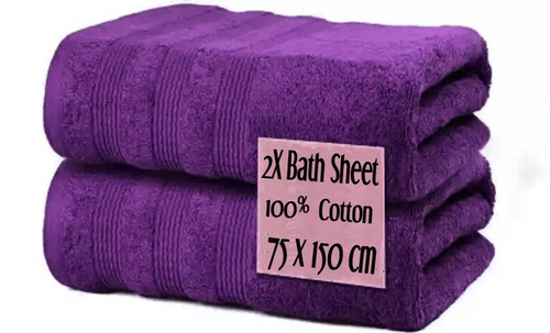 Eco-Friendly 500 GSM Bath Towels in Peach